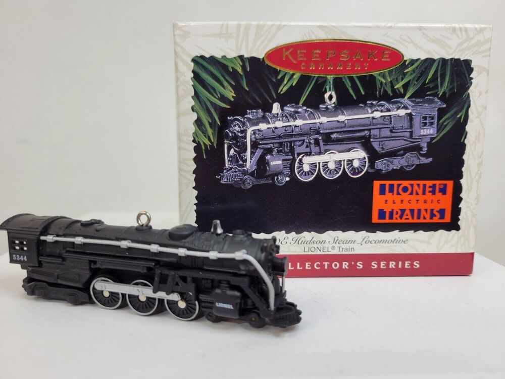 700E Hudson Steam Locomotive 1996 Lionel Train Hallmark Ornament New in Box